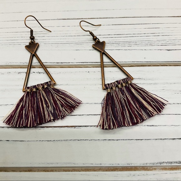 Jewelry - 3/$25  Boho Vibrant Fringe Earrings